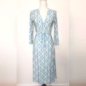 Leota midi v-neck swing dress XS